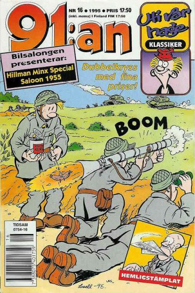 Cover for 91:an (Semic, 1966 series) #16/1995