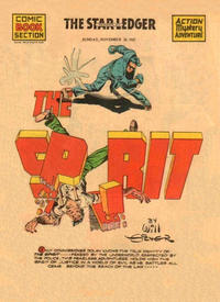 Cover Thumbnail for The Spirit (Register and Tribune Syndicate, 1940 series) #11/30/1941 [Newark NJ Star Ledger edition]