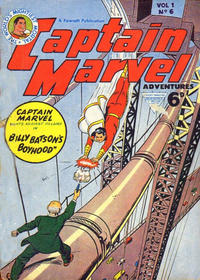 Cover Thumbnail for Captain Marvel [Captain Marvel Adventures] (L. Miller & Son, 1953 series) #v1#6