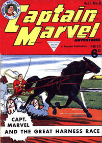 Cover Thumbnail for Captain Marvel [Captain Marvel Adventures] (L. Miller & Son, 1953 series) #v1#21