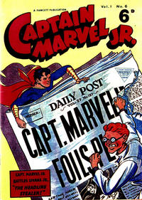 Cover Thumbnail for Captain Marvel Jr. (L. Miller & Son, 1953 series) #6