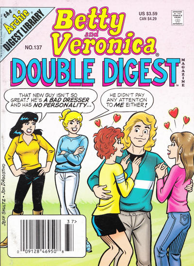 Cover for Betty & Veronica (Jumbo Comics) Double Digest (Archie, 1987 series) #137 [Newsstand]