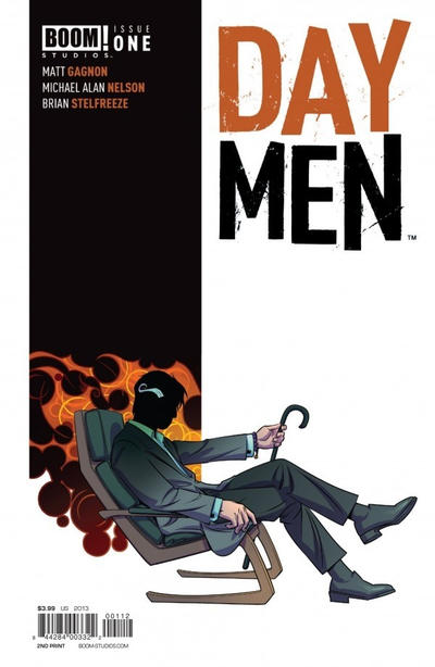 Cover for Day Men (Boom! Studios, 2013 series) #1 [2nd Printing]
