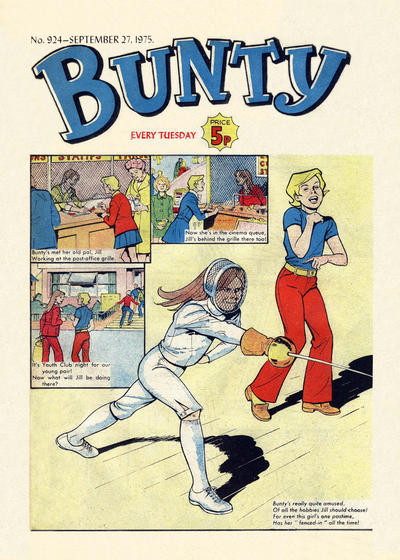 Cover for Bunty (D.C. Thomson, 1958 series) #924