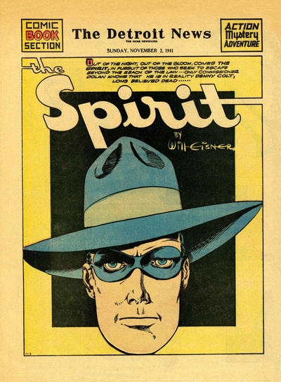 Cover for The Spirit (Register and Tribune Syndicate, 1940 series) #11/2/1941 [Detroit News edition]