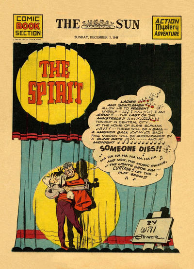 Cover for The Spirit (Register and Tribune Syndicate, 1940 series) #12/7/1941 [Baltimore Sun edition]