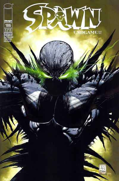 Cover for Spawn (Image, 1992 series) #186 [2nd Printing]