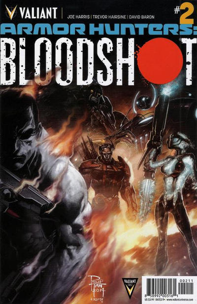 Cover for Armor Hunters: Bloodshot (Valiant Entertainment, 2014 series) #2 [Cover A - Philip Tan]