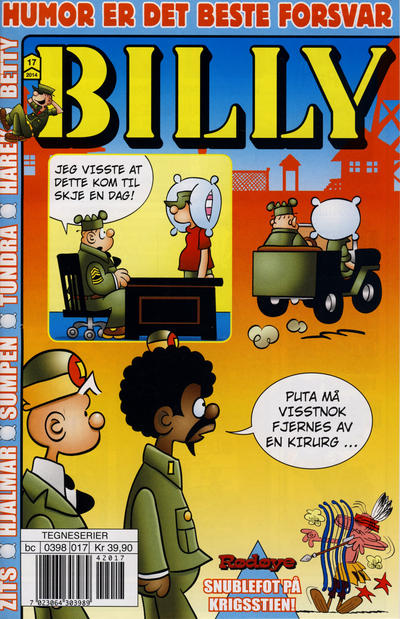 Cover for Billy (Hjemmet / Egmont, 1998 series) #17/2014
