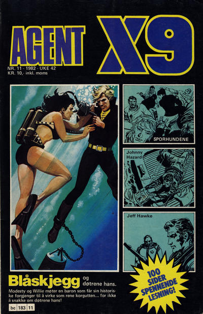 Cover for Agent X9 (Semic, 1976 series) #11/1982