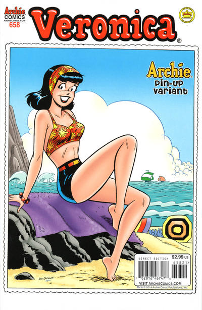Cover for Archie (Archie, 1959 series) #658 [Veronica Pin-Up Variant]