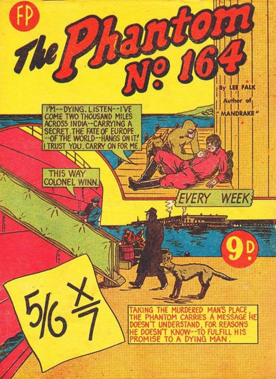 Cover for The Phantom (Feature Productions, 1949 series) #164