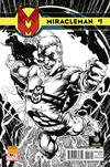 Cover for Miracleman (Marvel, 2014 series) #1 [Wizard World Portland 2014 Exclusive Black & White Variant by Neal Adams]