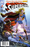 Cover Thumbnail for Supergirl (2005 series) #1 [Newsstand - Ian Churchill / Norm Rapmund Cover]