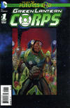 Cover Thumbnail for Green Lantern Corps: Futures End (2014 series) #1 [3-D Motion Cover]