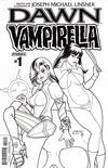 Cover Thumbnail for Dawn / Vampirella (2014 series) #1 [Incentive Joseph Michael Linsner Black and White Variant]