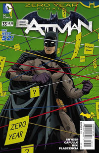 Cover Thumbnail for Batman (DC, 2011 series) #33 [Paolo Rivera Cover]