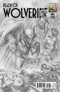 Cover Thumbnail for Death of Wolverine (Marvel, 2014 series) #1 [Alex Ross 75th Anniversary Sketch]