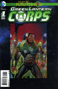 Cover Thumbnail for Green Lantern Corps: Futures End (DC, 2014 series) #1 [3-D Motion Cover]