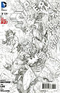 Cover Thumbnail for Superman Unchained (DC, 2013 series) #7 [Jim Lee Sketch Cover]