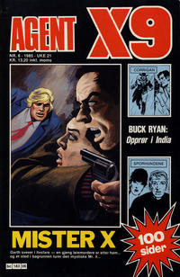 Cover Thumbnail for Agent X9 (Semic, 1976 series) #6/1985