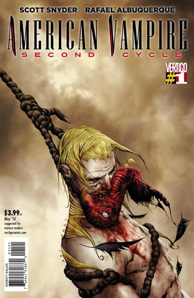 Cover for American Vampire: Second Cycle (DC, 2014 series) #1 [Jae Lee Cover]