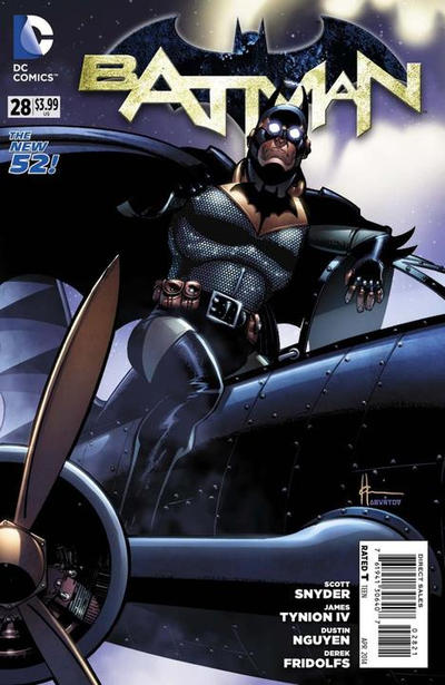 Cover for Batman (DC, 2011 series) #28 [Howard Chaykin Steampunk Cover]