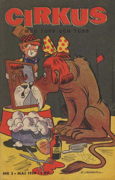 Cover for Cirkus med Tuff och Tuss (Åhlén & Åkerlunds, 1959 series) #5/1959