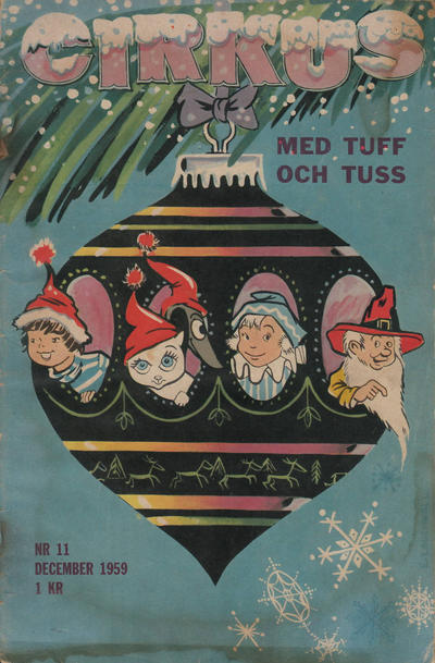 Cover for Cirkus med Tuff och Tuss (Åhlén & Åkerlunds, 1959 series) #11/1959