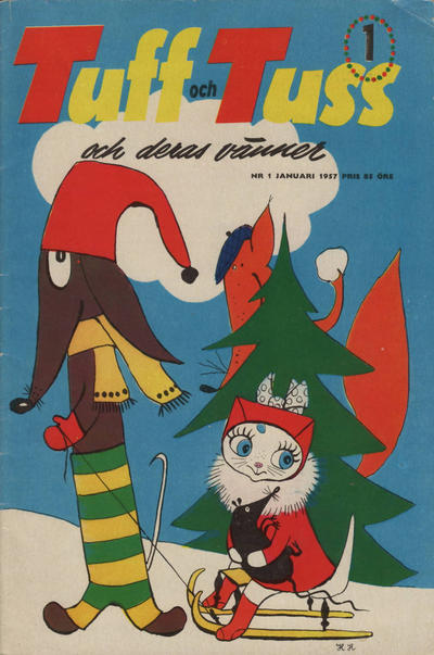 Cover for Tuff och Tuss (Åhlén & Åkerlunds, 1956 series) #1/1957