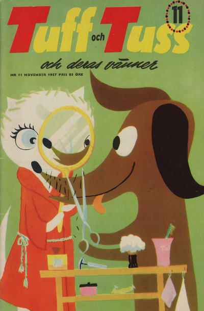 Cover for Tuff och Tuss (Åhlén & Åkerlunds, 1956 series) #11/1957