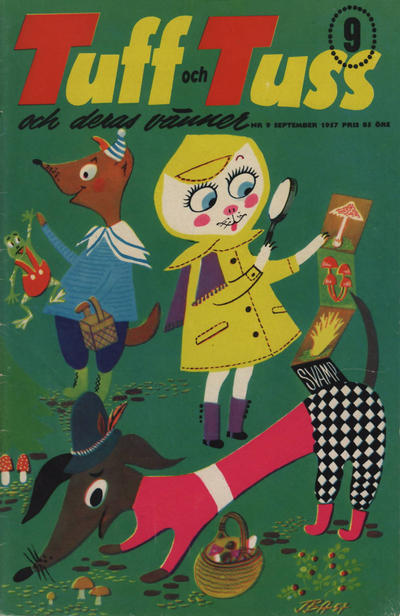 Cover for Tuff och Tuss (Åhlén & Åkerlunds, 1956 series) #9/1957