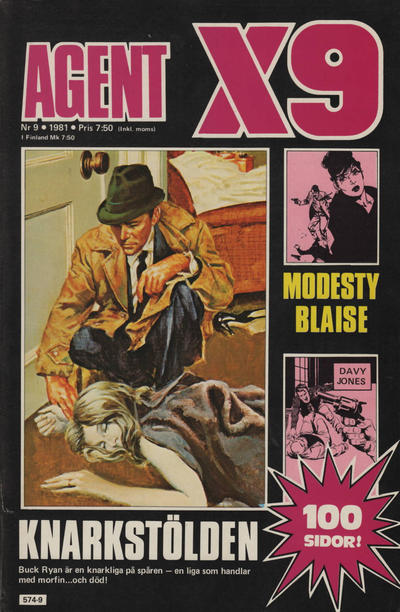 Cover for Agent X9 (Semic, 1971 series) #9/1981