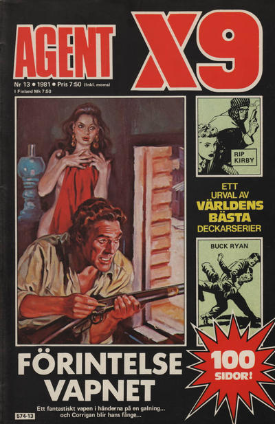 Cover for Agent X9 (Semic, 1971 series) #13/1981