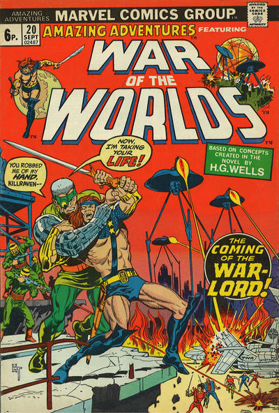 Cover for Amazing Adventures (Marvel, 1970 series) #20 [British]