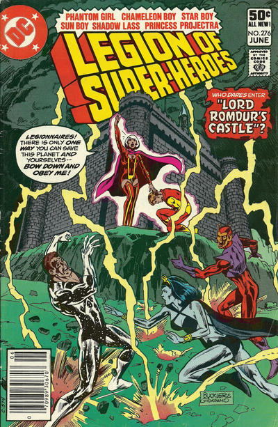 Cover for The Legion of Super-Heroes (DC, 1980 series) #276 [Newsstand]