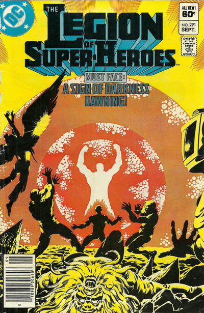 Cover for The Legion of Super-Heroes (DC, 1980 series) #291 [Newsstand]