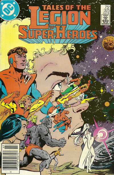 Cover for Tales of the Legion of Super-Heroes (DC, 1984 series) #325 [Newsstand]