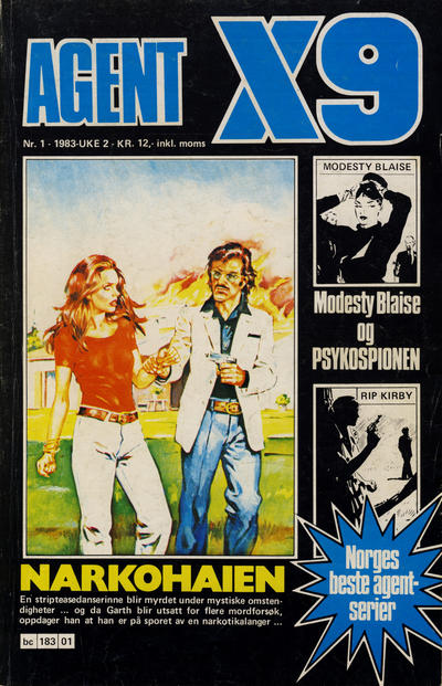 Cover for Agent X9 (Semic, 1976 series) #1/1983