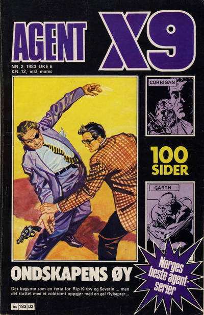 Cover for Agent X9 (Semic, 1976 series) #2/1983