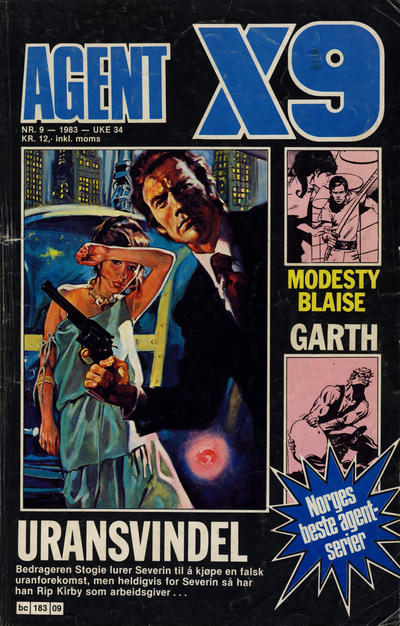 Cover for Agent X9 (Semic, 1976 series) #9/1983