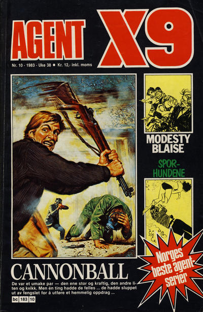 Cover for Agent X9 (Semic, 1976 series) #10/1983
