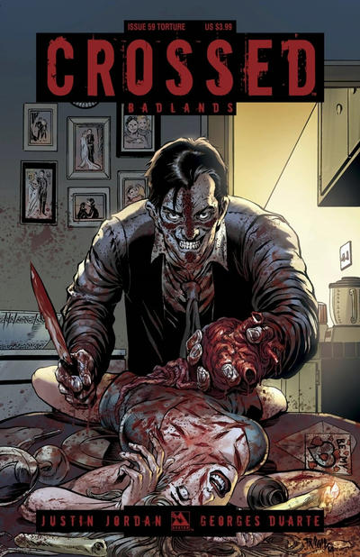 Cover for Crossed Badlands (Avatar Press, 2012 series) #59 [Torture Variant by Timothy Vigil]