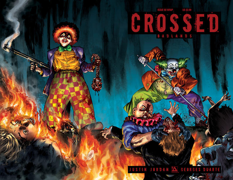 Cover for Crossed Badlands (Avatar Press, 2012 series) #60 [Wraparound Variant by Rafael Ortiz]