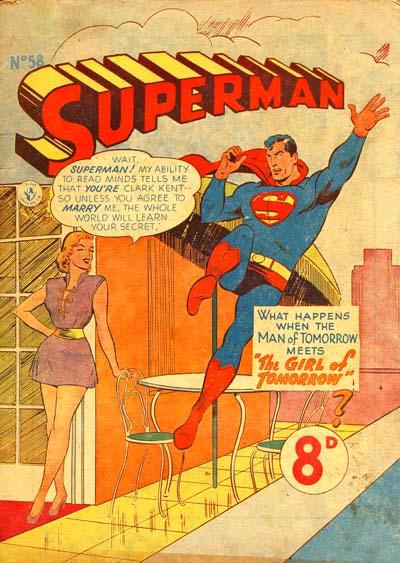 Cover for Superman (K. G. Murray, 1947 series) #58