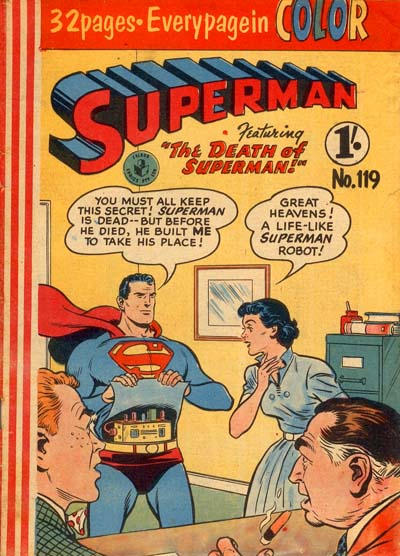 Cover for Superman (K. G. Murray, 1947 series) #119