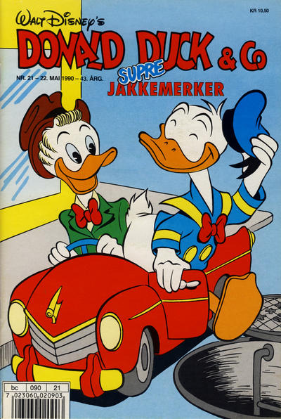 Cover for Donald Duck & Co (Hjemmet / Egmont, 1948 series) #21/1990