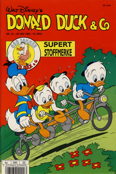 Cover for Donald Duck & Co (Hjemmet / Egmont, 1948 series) #22/1990