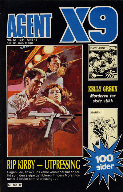 Cover for Agent X9 (Semic, 1976 series) #12/1984