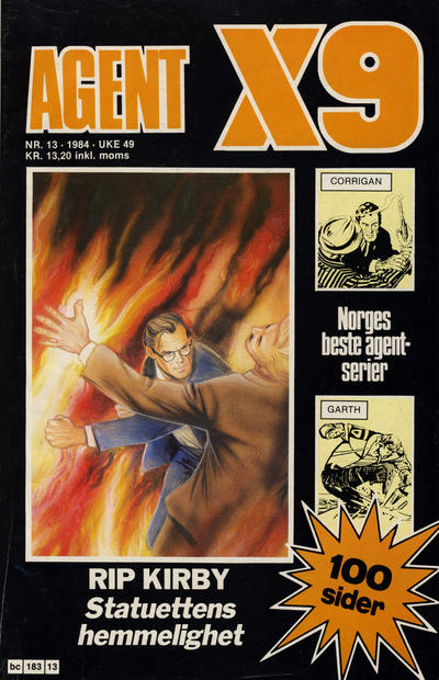 Cover for Agent X9 (Semic, 1976 series) #13/1984